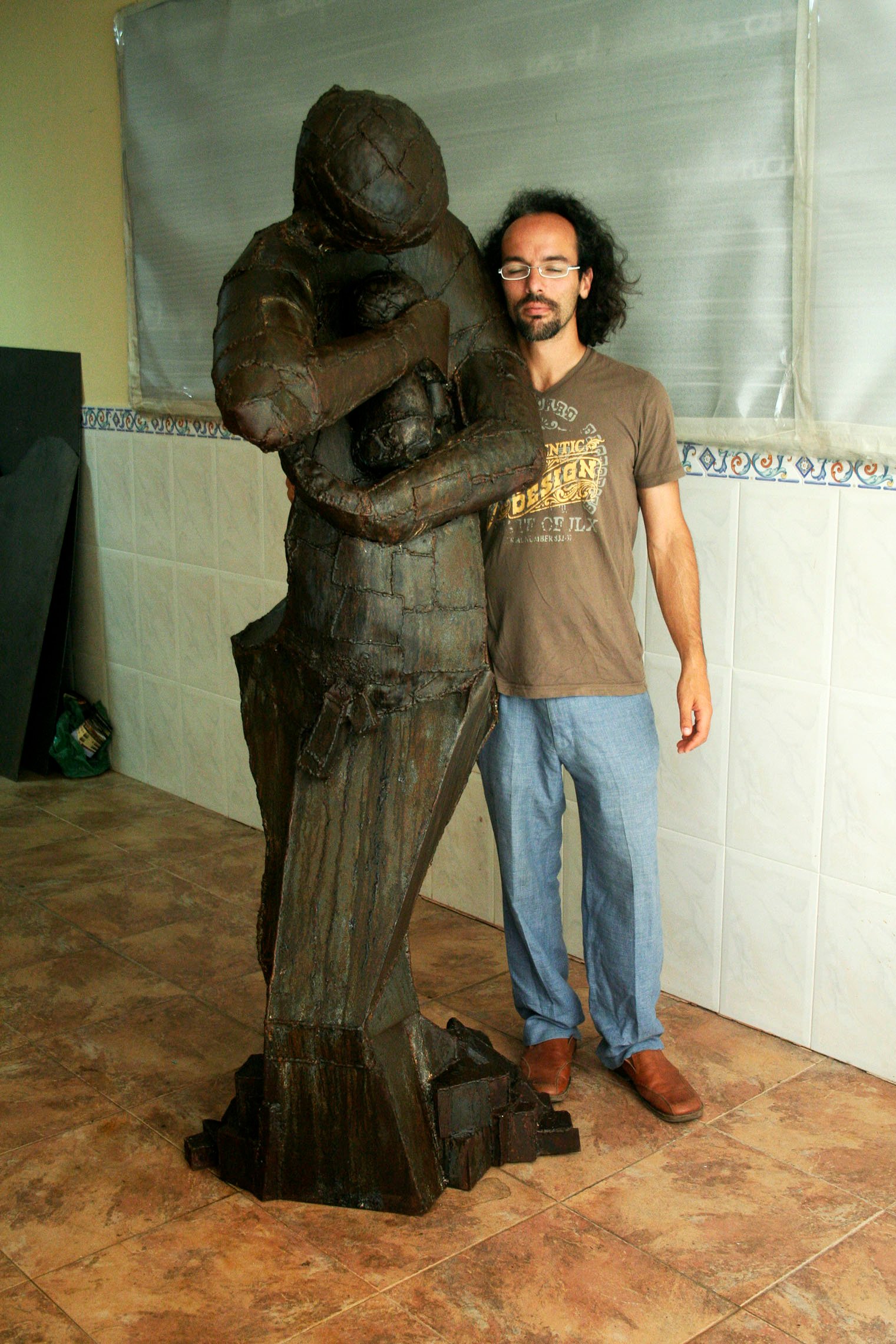 la primera noche
primera escultura de Fran. celis